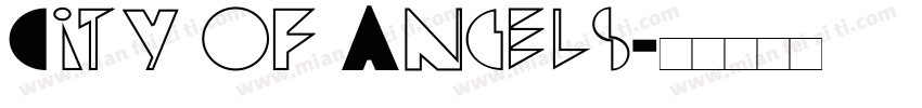 City of Angels字体转换